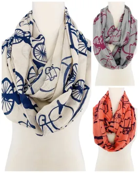 JC011204 Bike Infinity Scarf