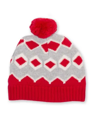 Jurassic cosy hat red