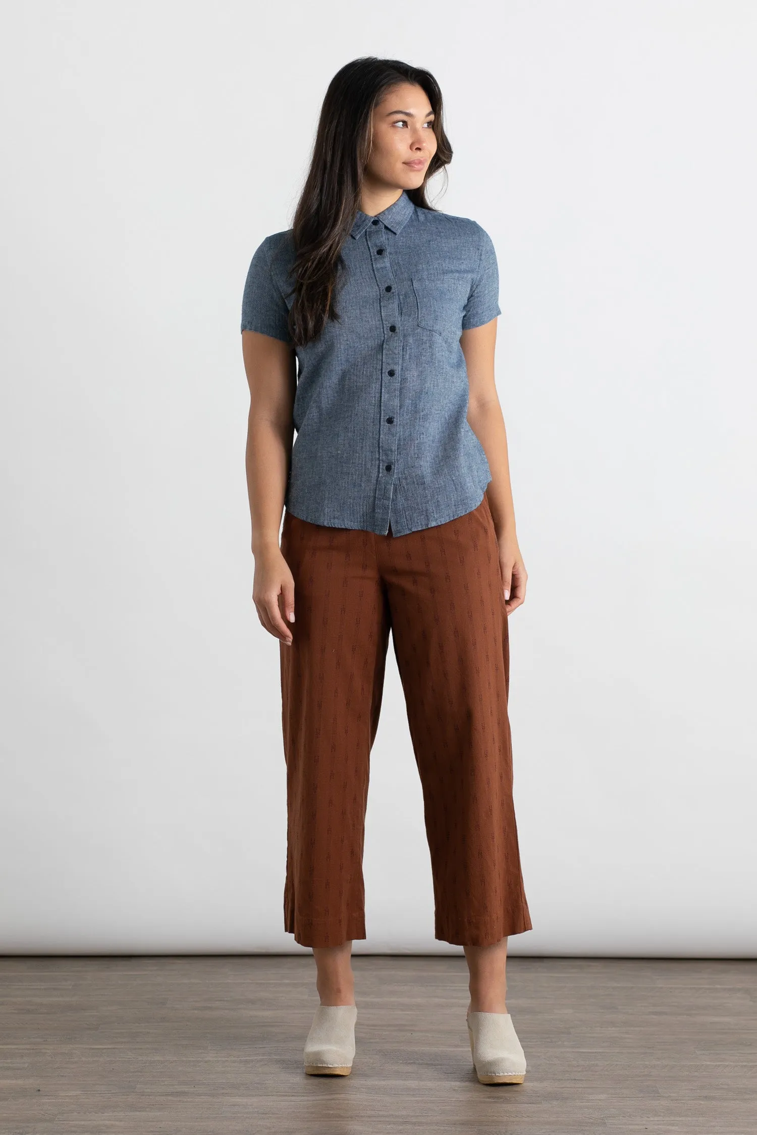 Keaton Pant / Rust Dobby Stripe