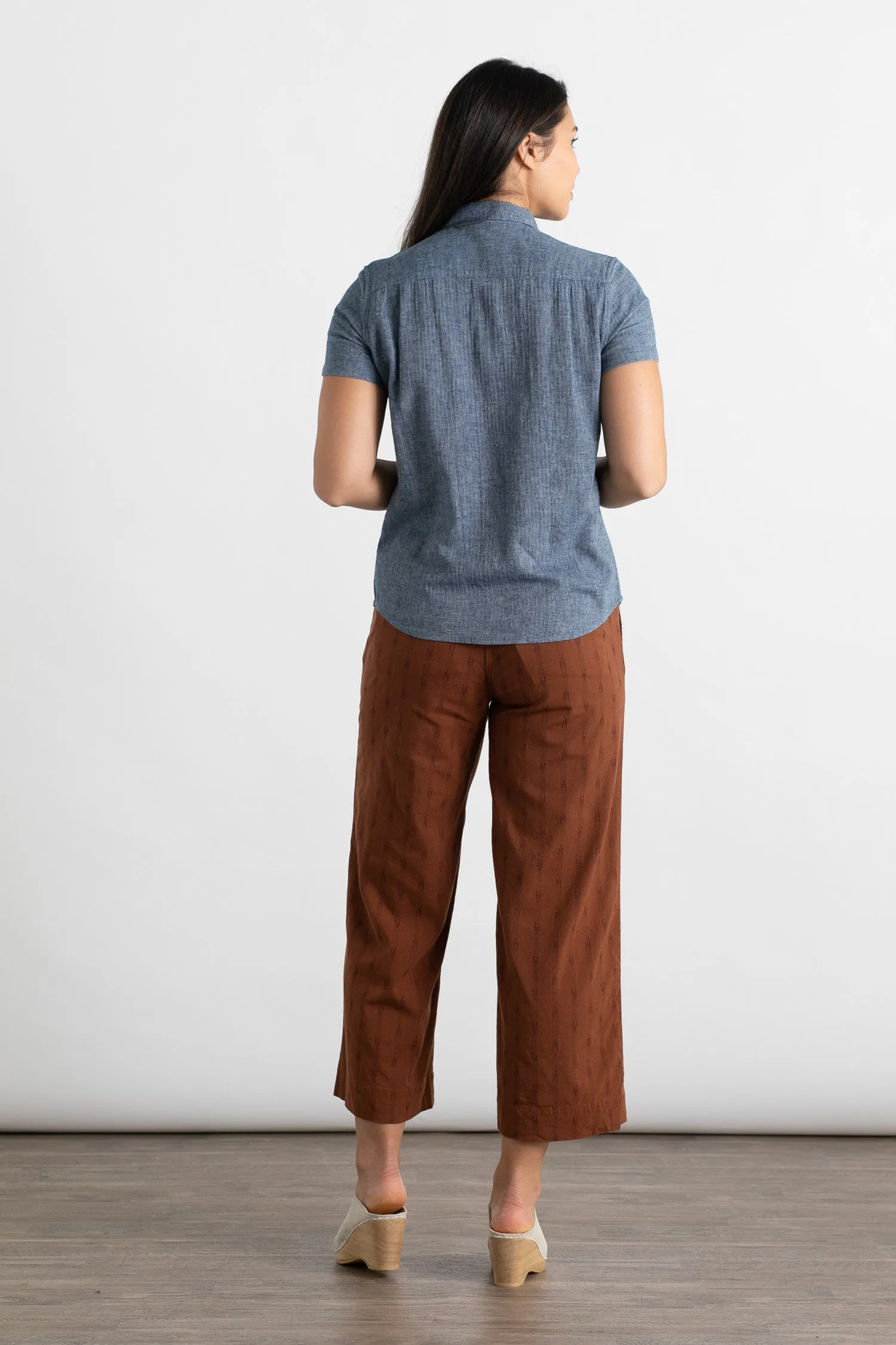 Keaton Pant / Rust Dobby Stripe