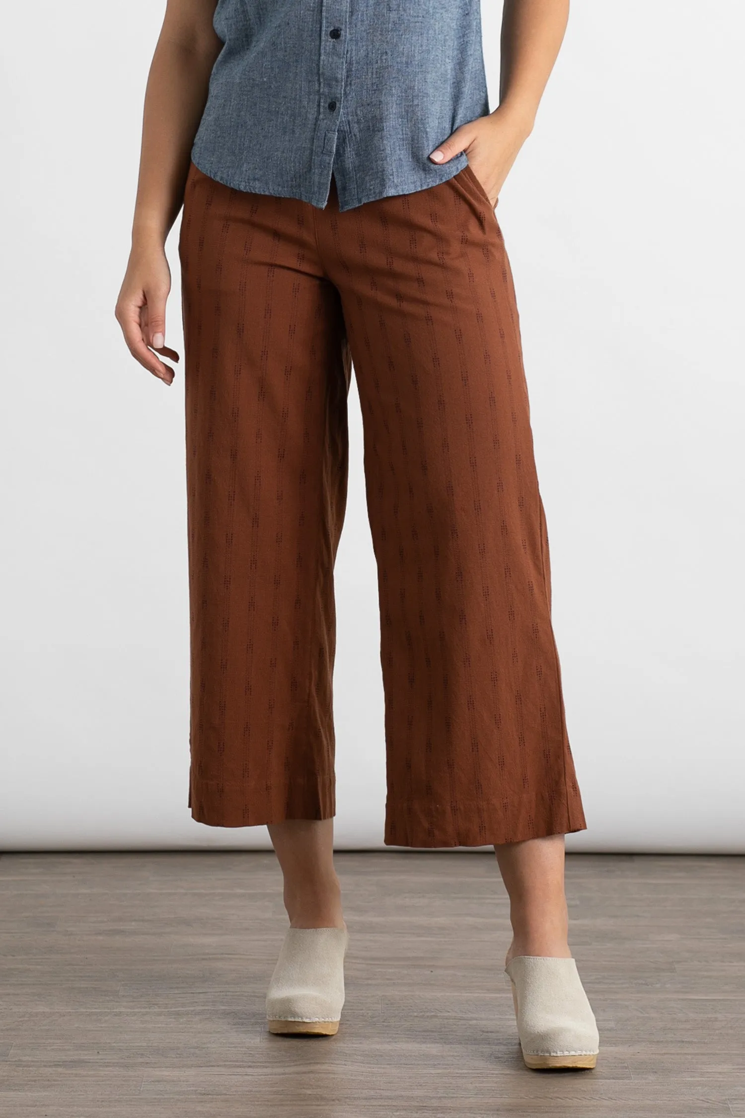 Keaton Pant / Rust Dobby Stripe