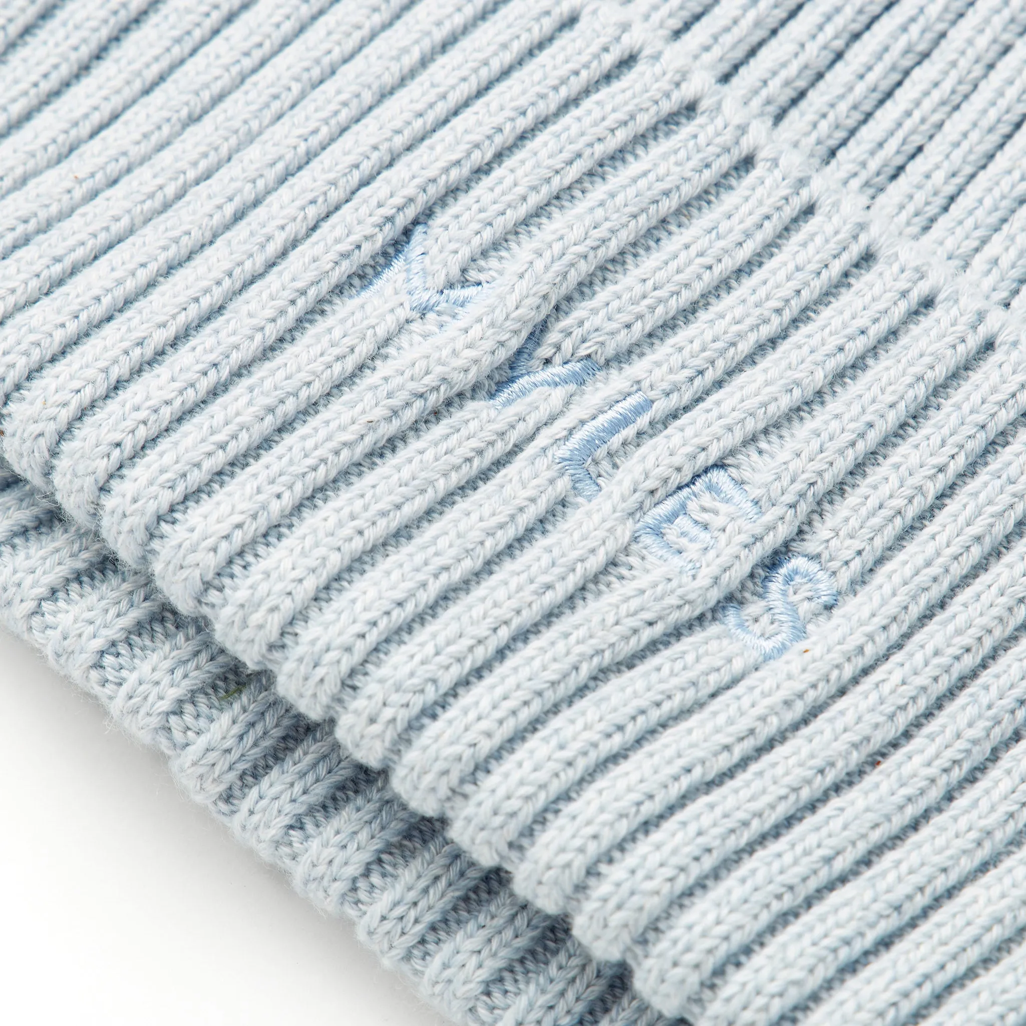 Knit Beanie in Ice Blue