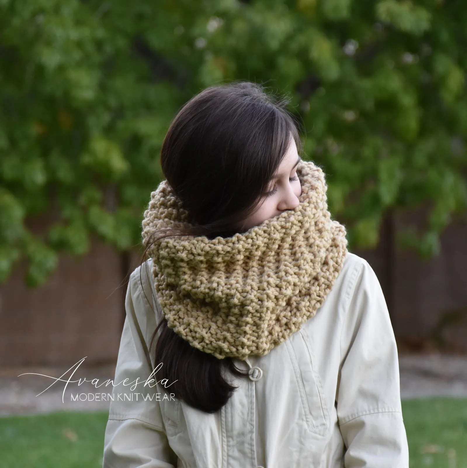 Knit Chunky Scarf | THE HERSHEY