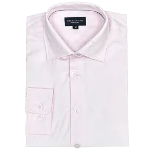 LEO & ZACHARY: Rose Pique Boy's Dress Shirt