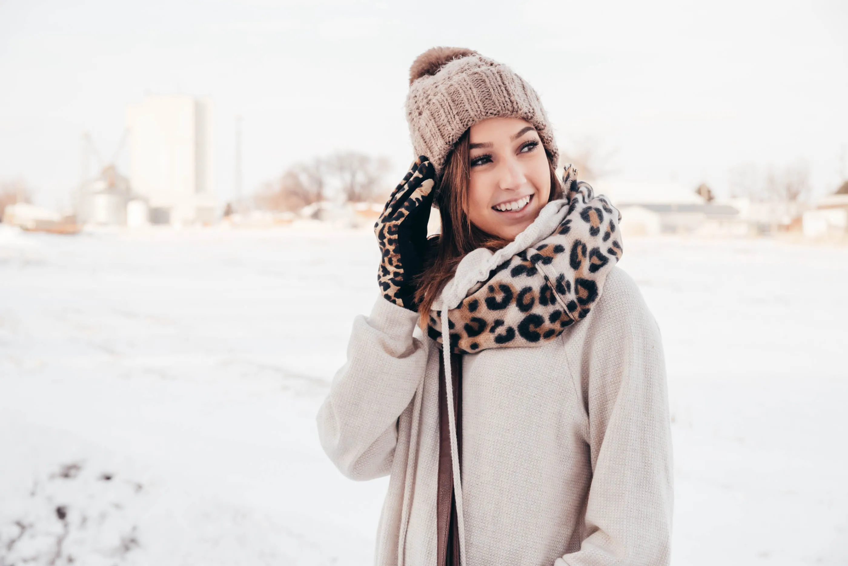 Leopard Infinity Scarf- Final Sale