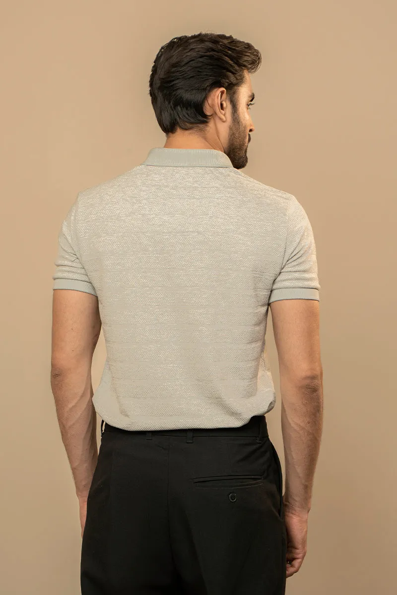 LIGHT GREY POLO SHIRT