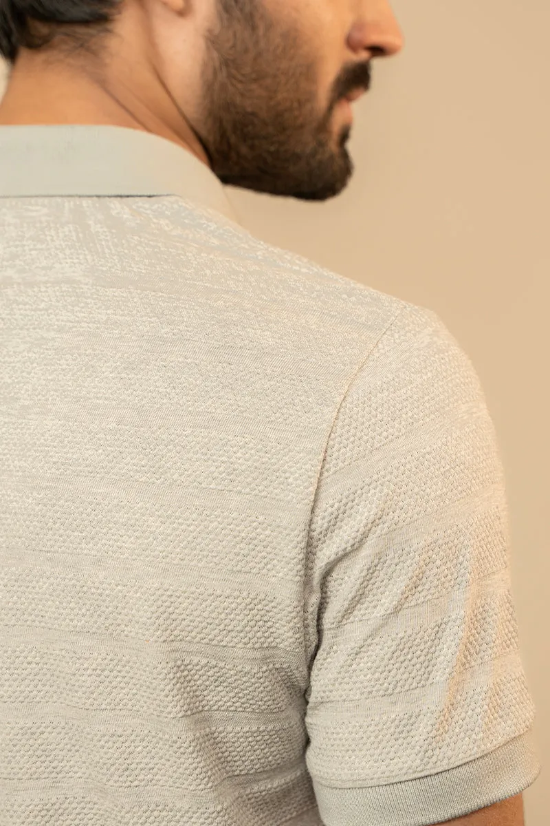 LIGHT GREY POLO SHIRT