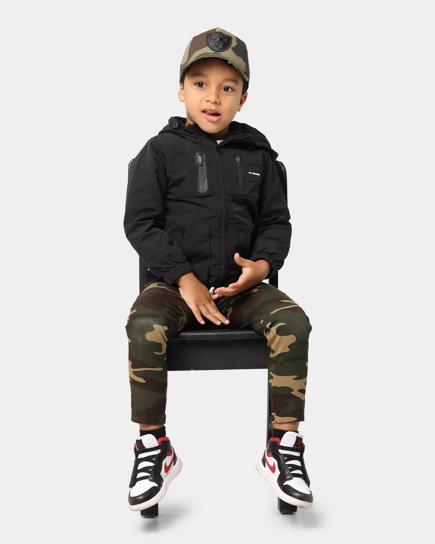 Lil Hommé Kid's Artisan Cargo Pant Camo