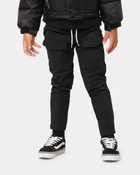 Lil Hommé Kid's Artisan Cargo Pant Washed Black