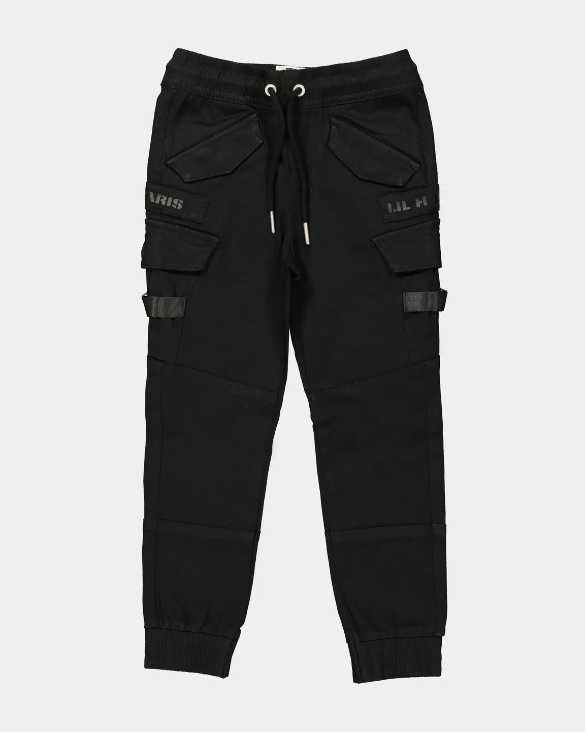 Lil Homme Kid's Transition Cargo Jogger Black/Black