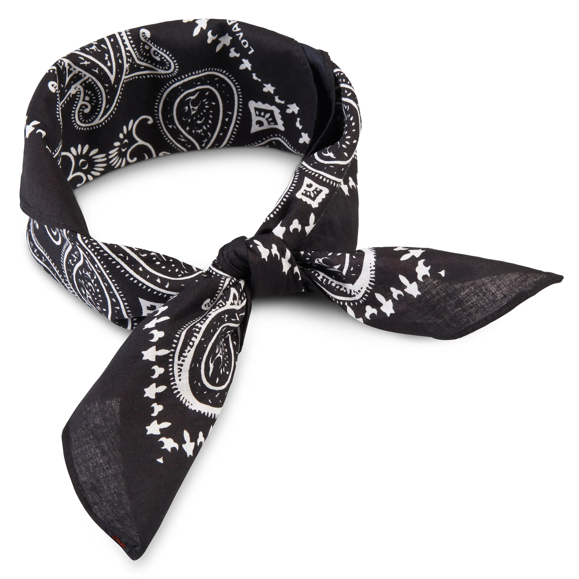 Lovarzi's Paisley Bandana - 100% Cotton, Unisex Fashion Accessory for Style and Comfort