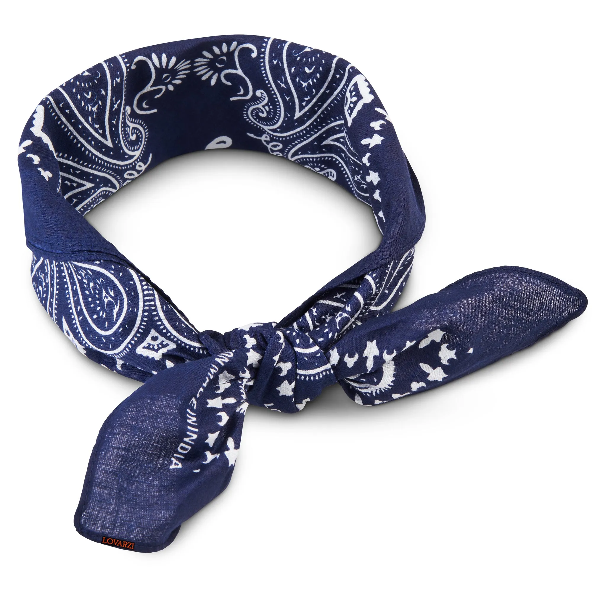 Lovarzi's Paisley Bandana - 100% Cotton, Unisex Fashion Accessory for Style and Comfort