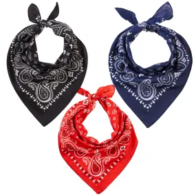 Lovarzi's Paisley Bandana - 100% Cotton, Unisex Fashion Accessory for Style and Comfort