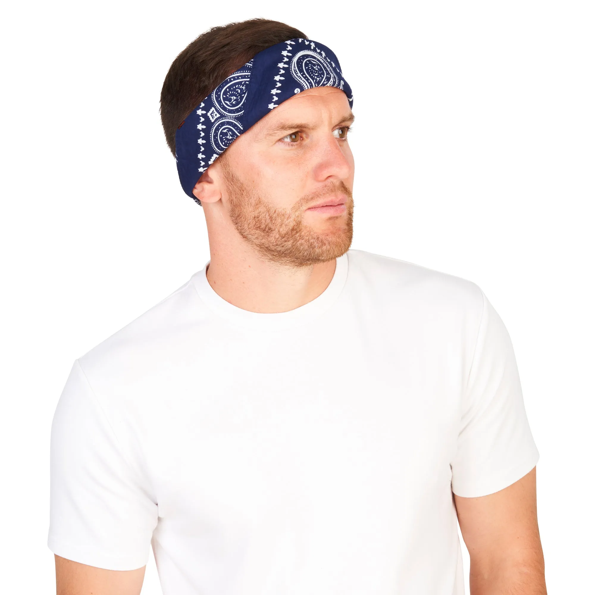 Lovarzi's Paisley Bandana - 100% Cotton, Unisex Fashion Accessory for Style and Comfort