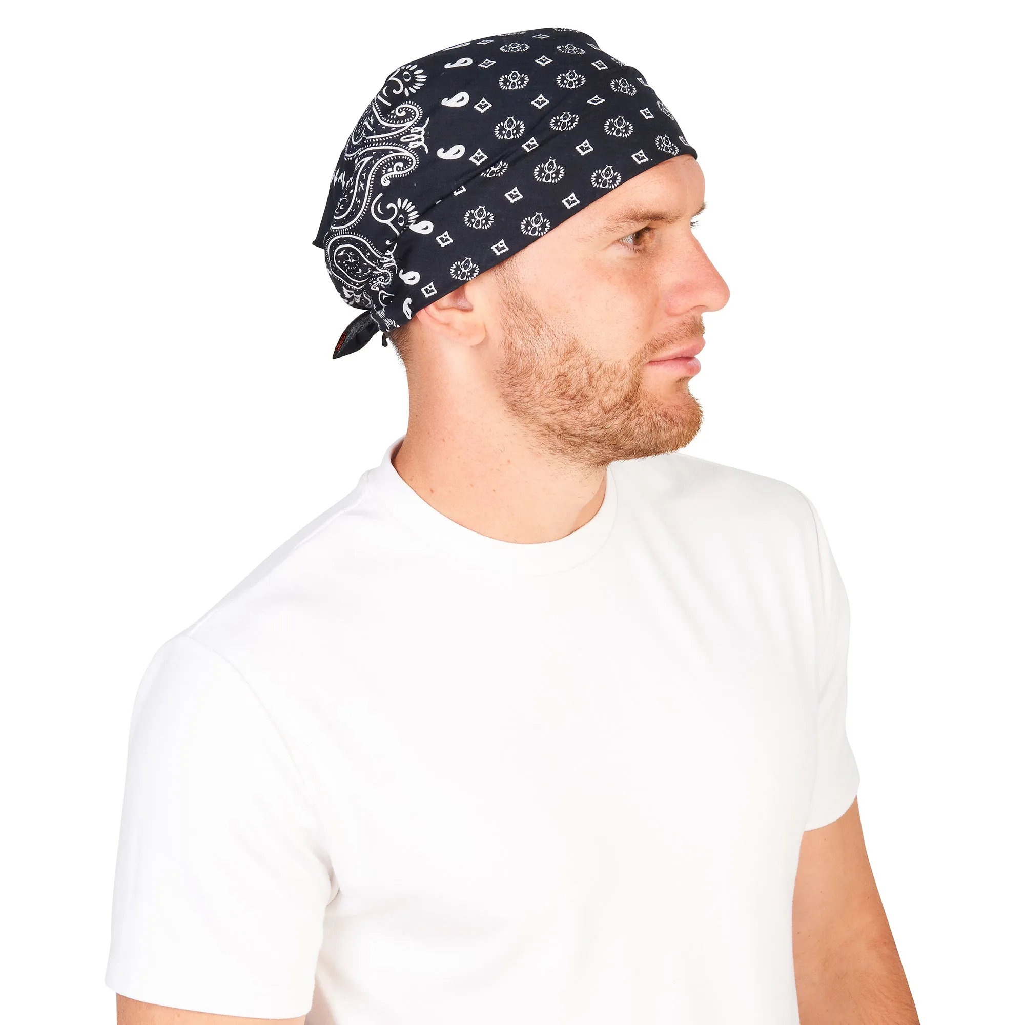 Lovarzi's Paisley Bandana - 100% Cotton, Unisex Fashion Accessory for Style and Comfort