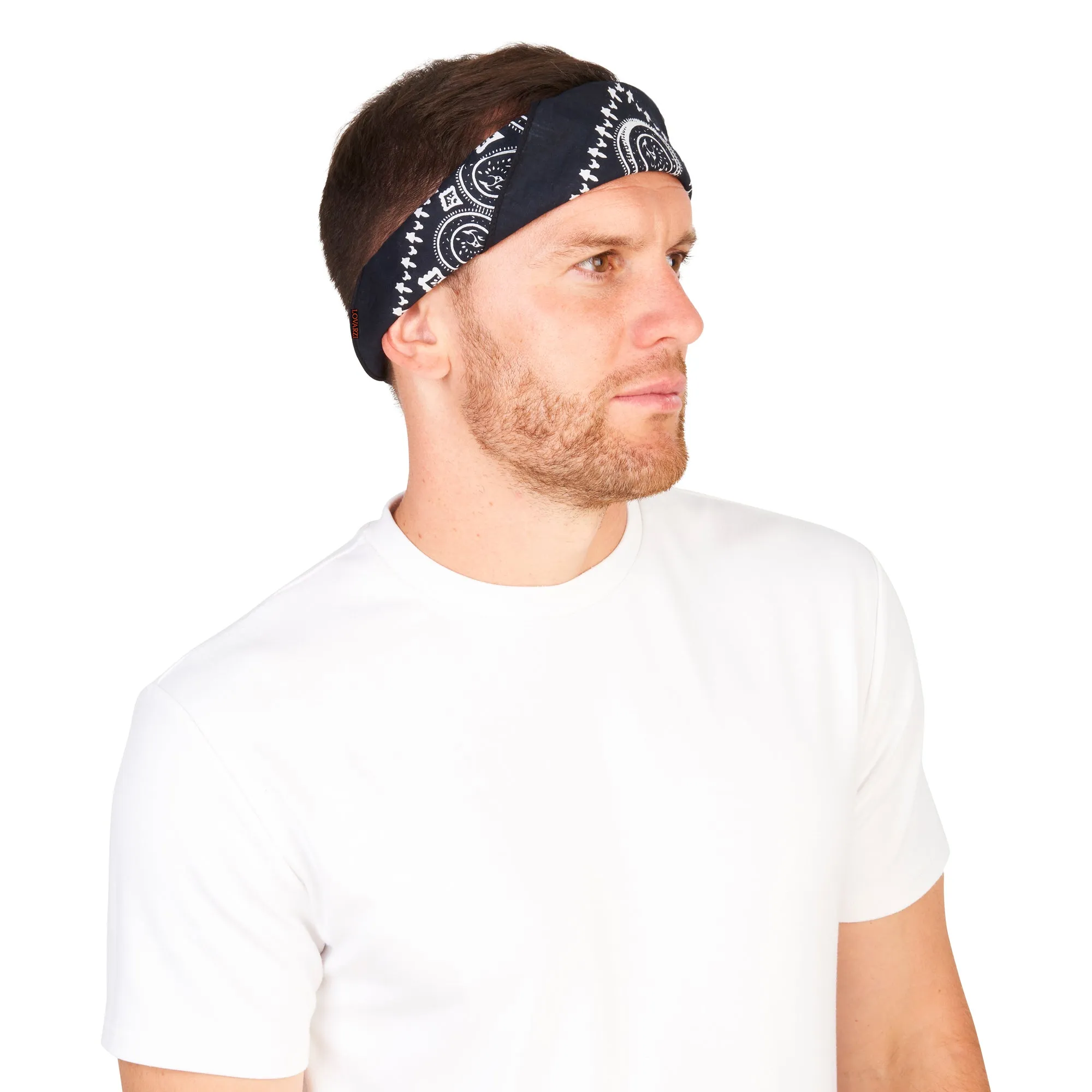 Lovarzi's Paisley Bandana - 100% Cotton, Unisex Fashion Accessory for Style and Comfort