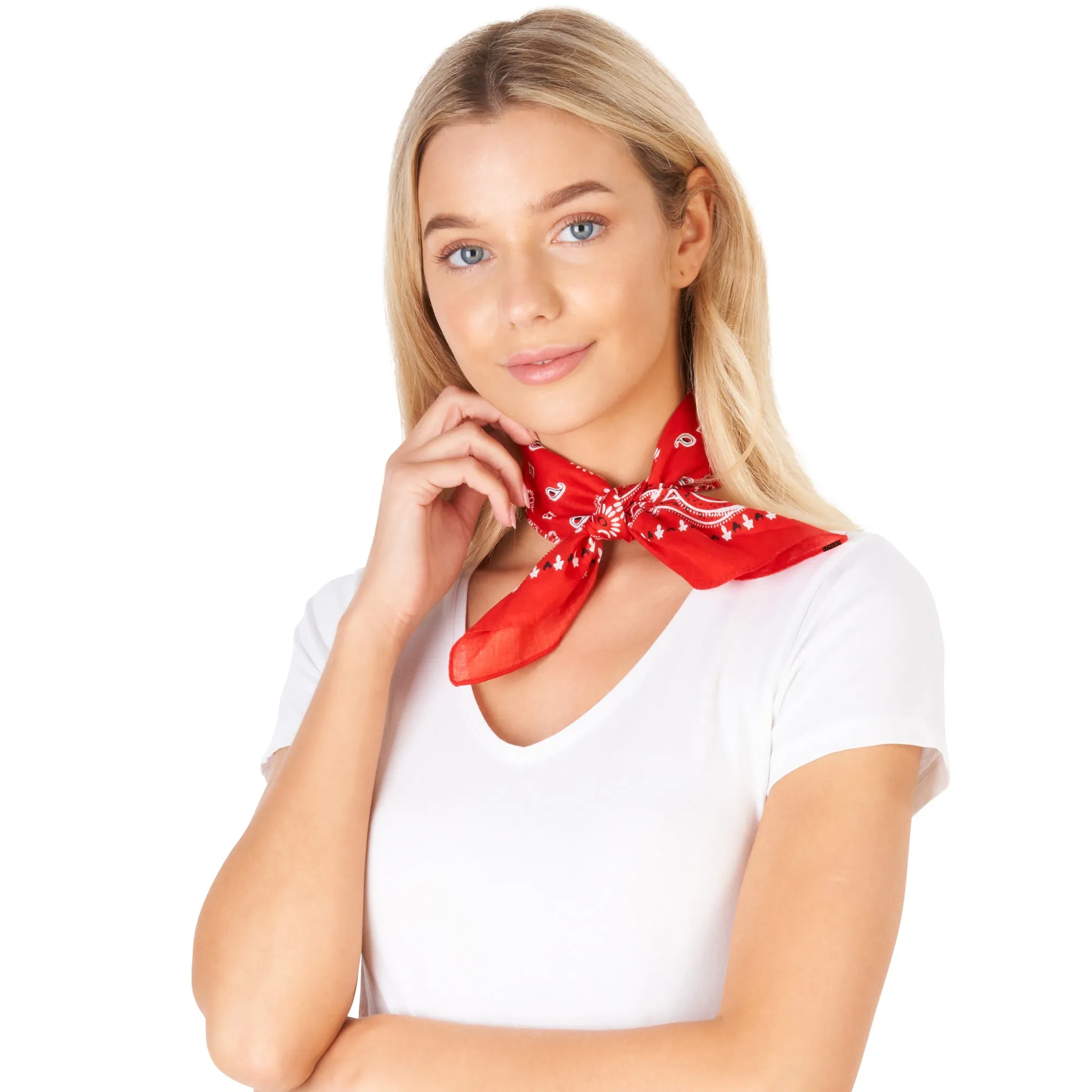 Lovarzi's Paisley Bandana - 100% Cotton, Unisex Fashion Accessory for Style and Comfort