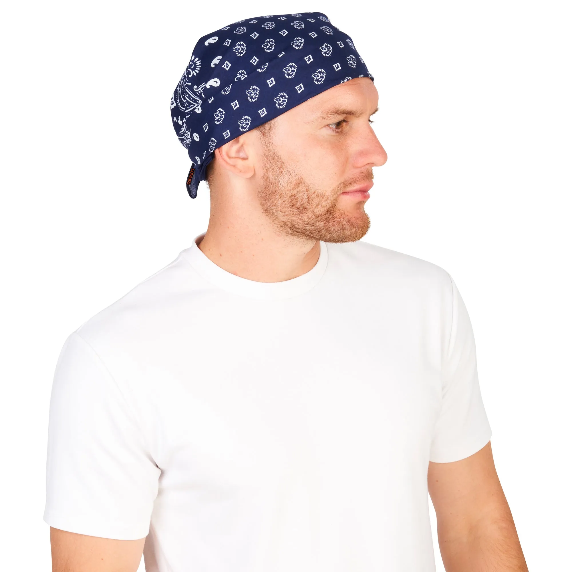 Lovarzi's Paisley Bandana - 100% Cotton, Unisex Fashion Accessory for Style and Comfort