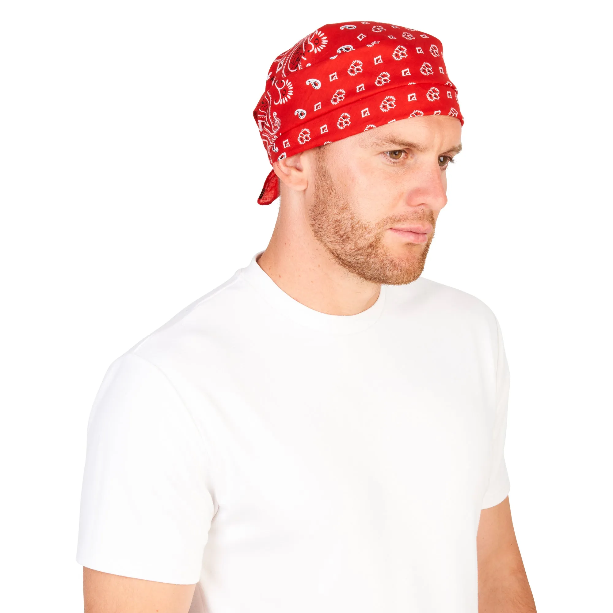 Lovarzi's Paisley Bandana - 100% Cotton, Unisex Fashion Accessory for Style and Comfort