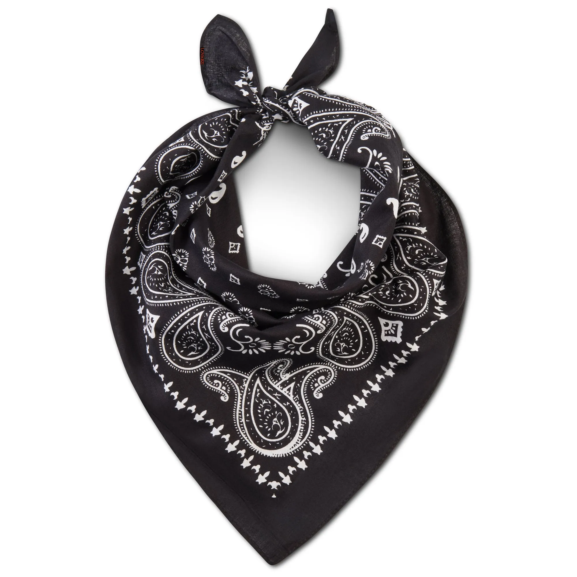 Lovarzi's Paisley Bandana - 100% Cotton, Unisex Fashion Accessory for Style and Comfort