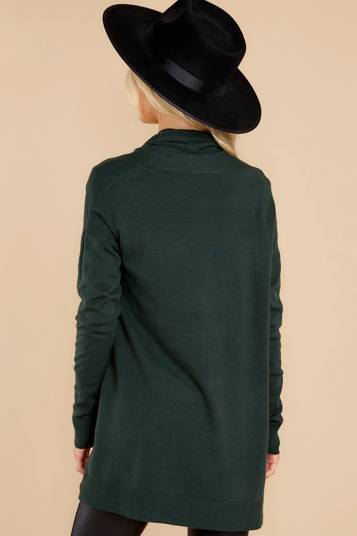 Lovely Weather Pine Green Cardigan