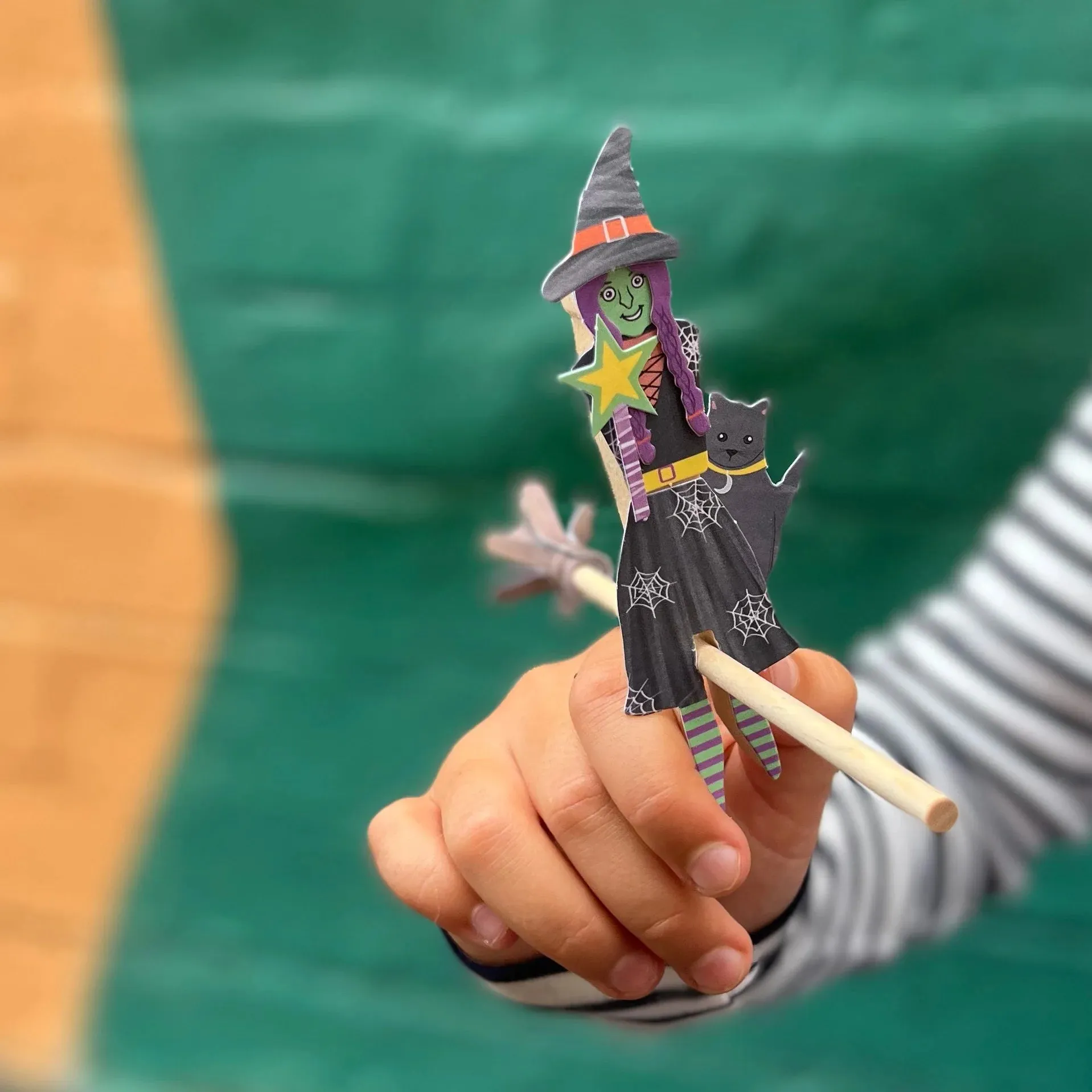 Make Your Own Witch Peg Doll