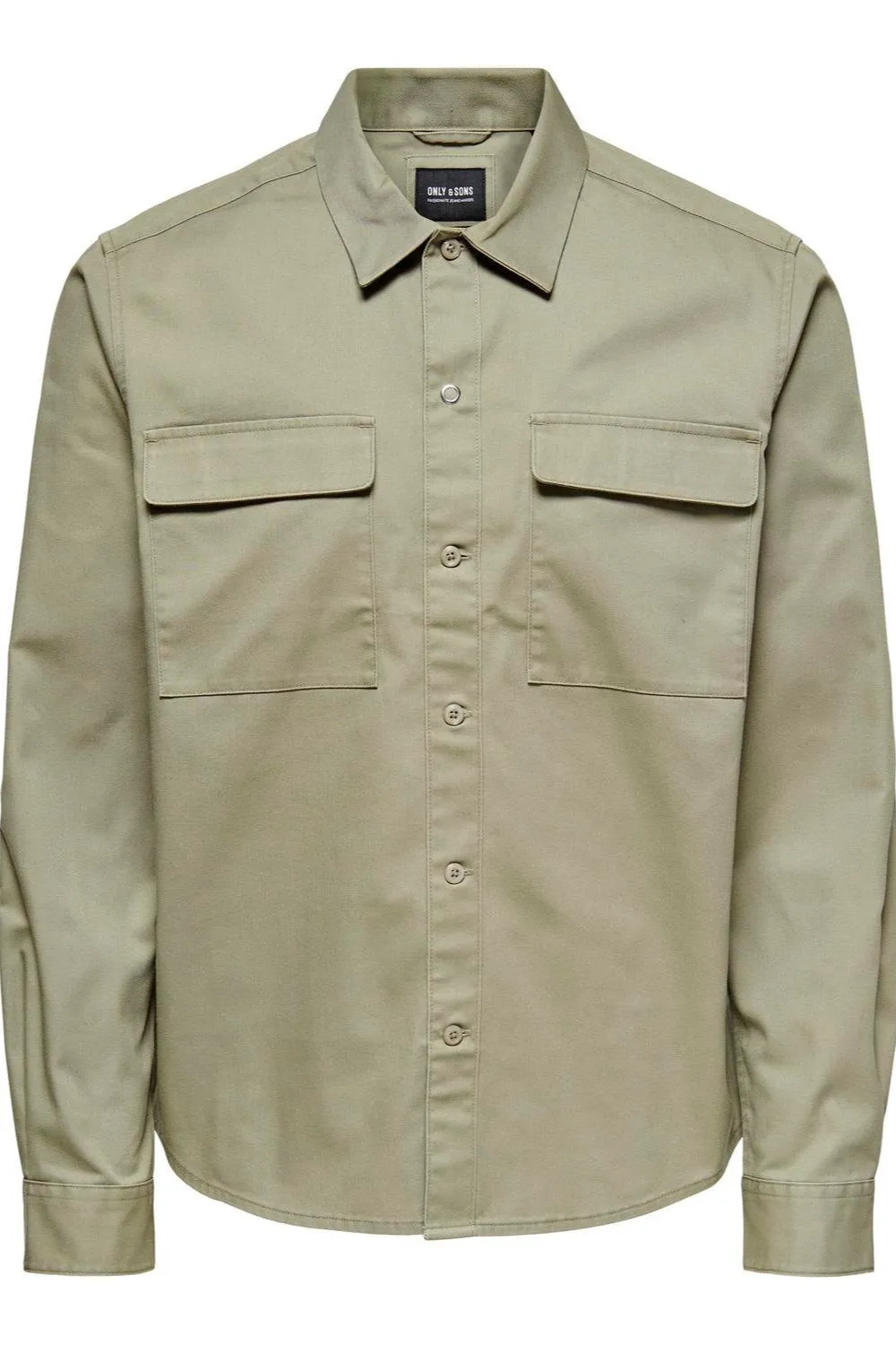 Matti Twill Overshirt - Green