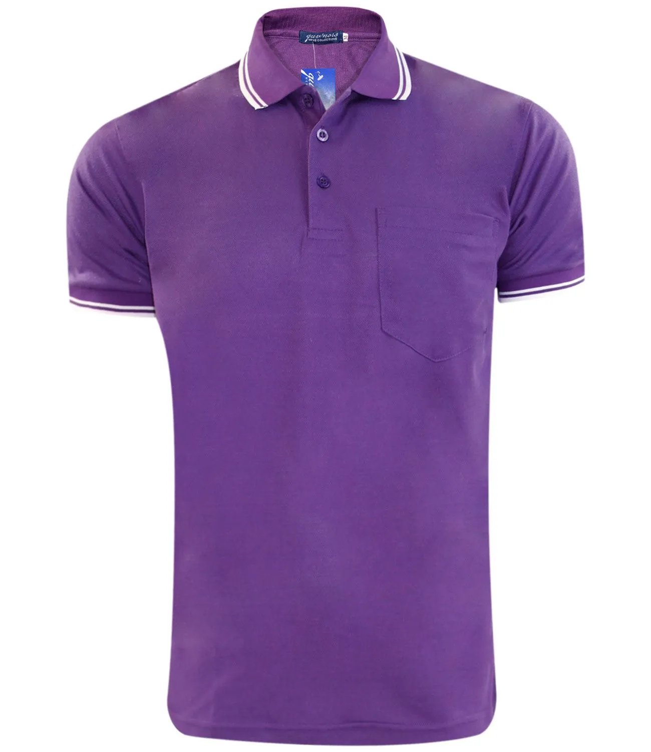 Men Polo Collar T-shirt with Pocket