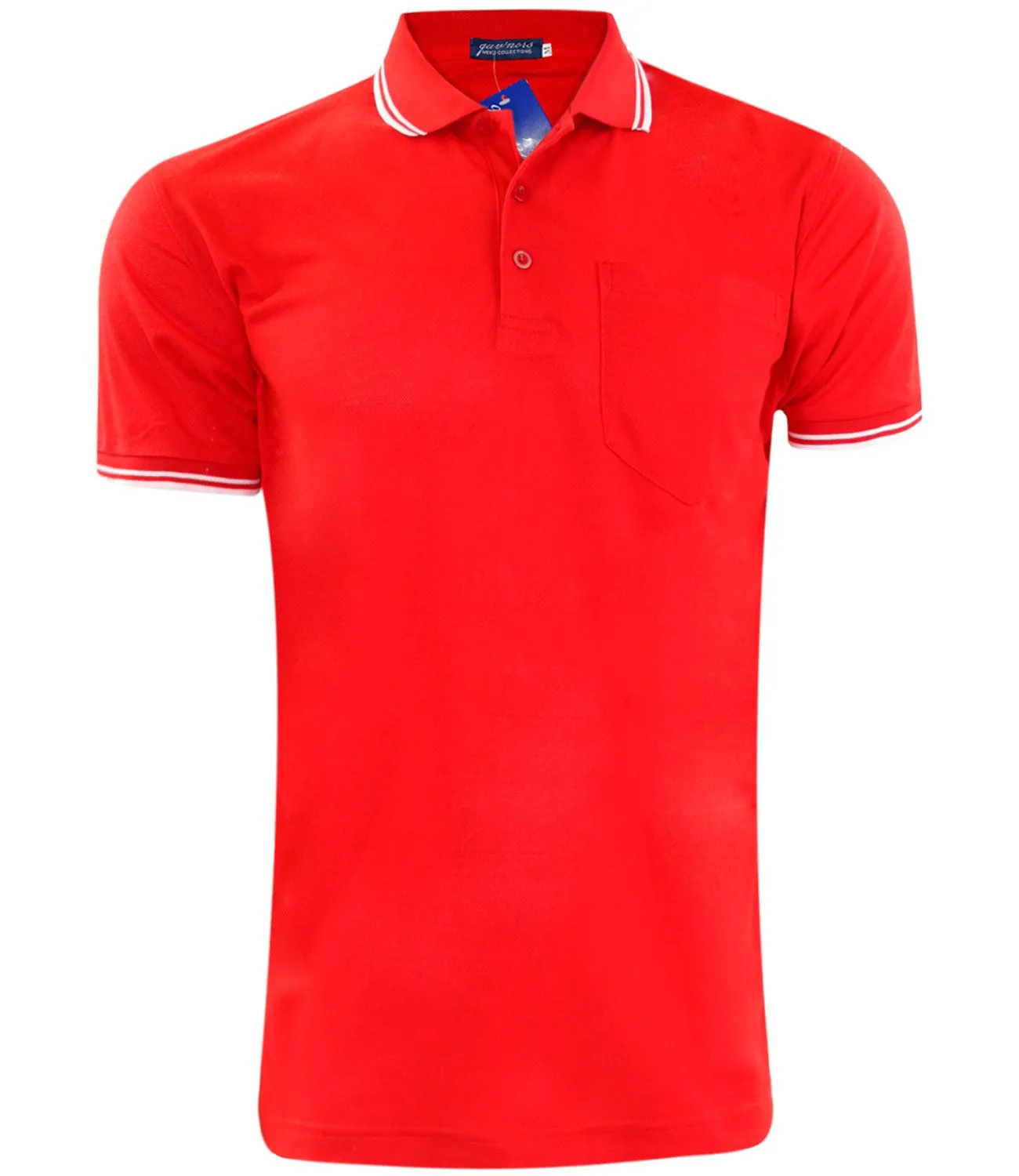 Men Polo Collar T-shirt with Pocket