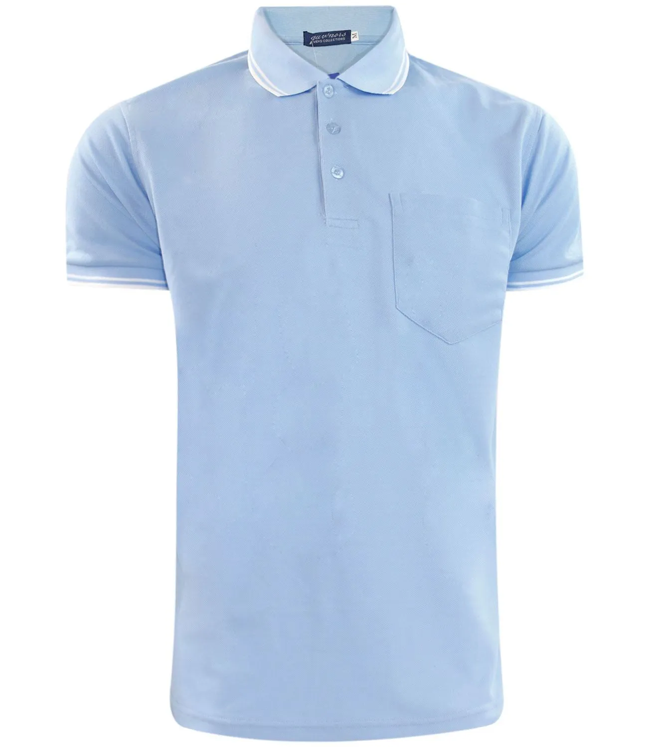 Men Polo Collar T-shirt with Pocket