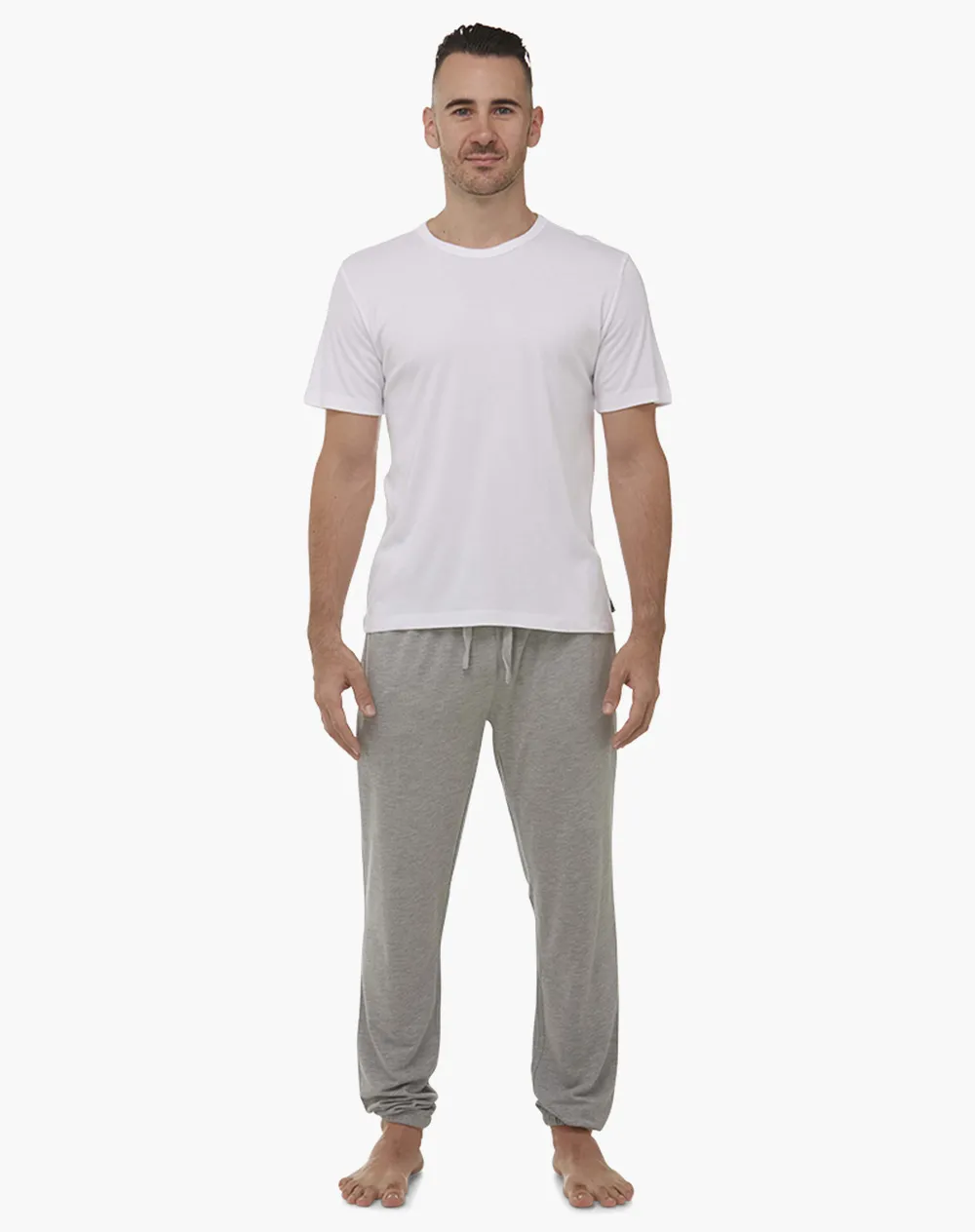 MENS COMFY BAMBOO JERSEY SLEEP PANT - GREY