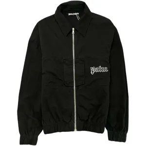 Men's Embroidered Logo Jacket Black Size IT 46 / S