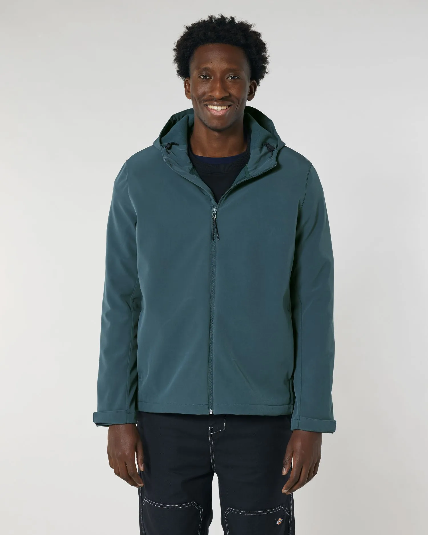 Men’s Hooded Water-Repellent Softshell Jacket - 342 GSM | Stanley Discoverer STJM158