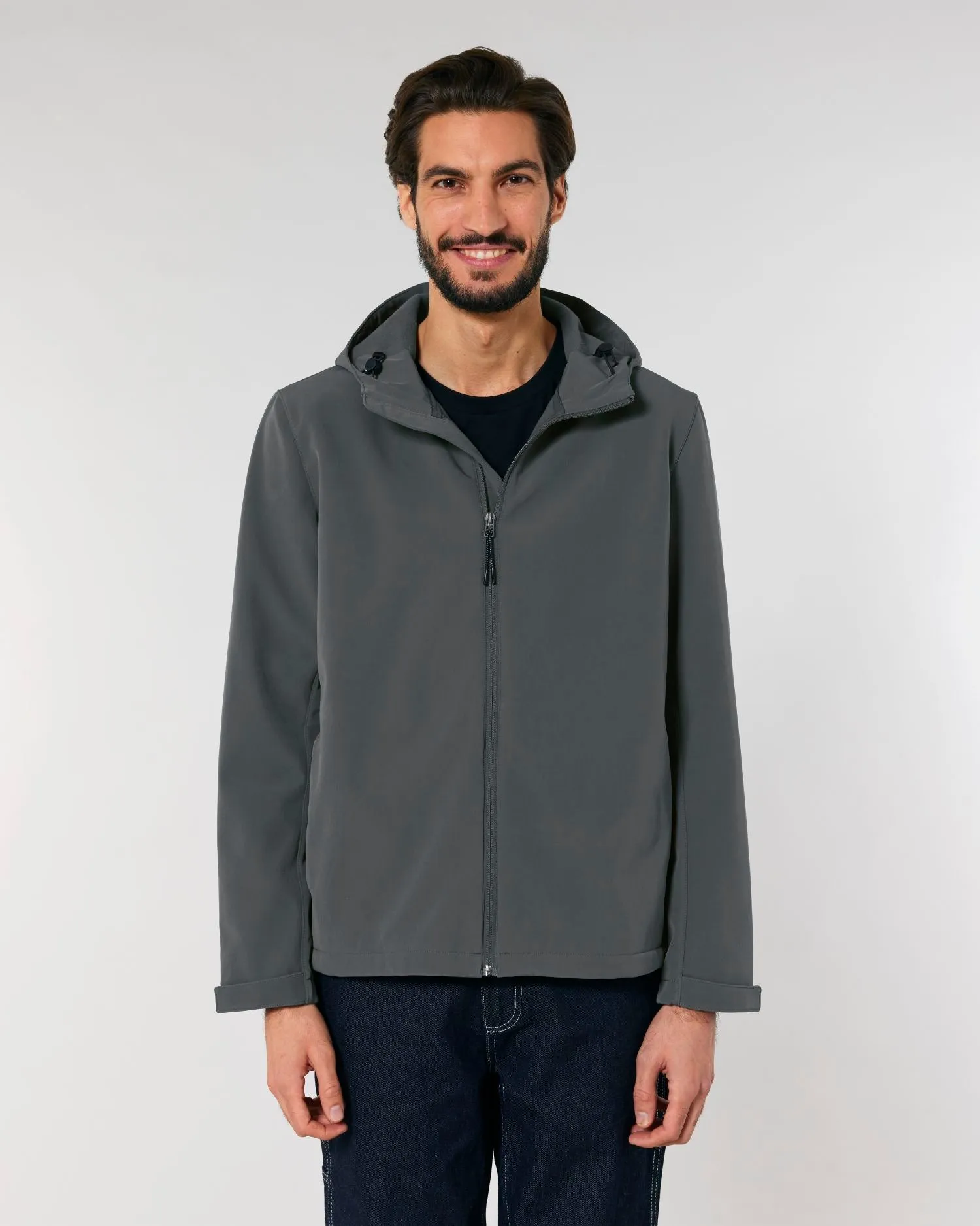 Men’s Hooded Water-Repellent Softshell Jacket - 342 GSM | Stanley Discoverer STJM158