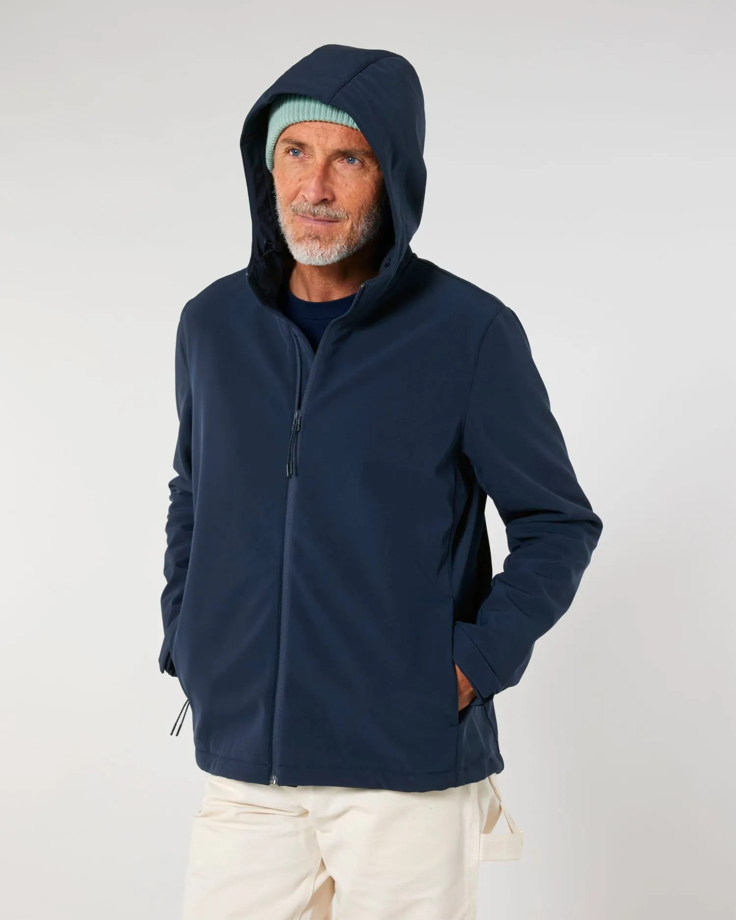 Men’s Hooded Water-Repellent Softshell Jacket - 342 GSM | Stanley Discoverer STJM158