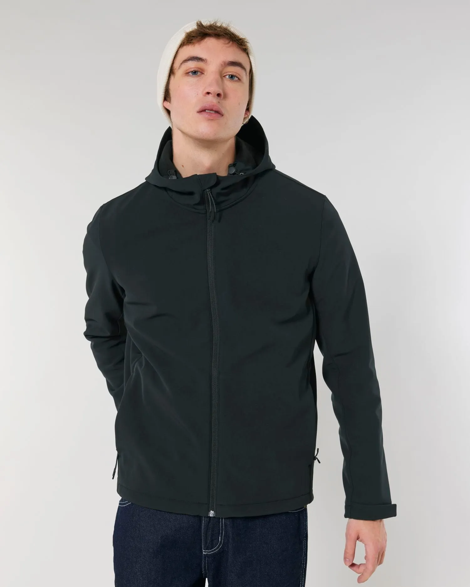 Men’s Hooded Water-Repellent Softshell Jacket - 342 GSM | Stanley Discoverer STJM158