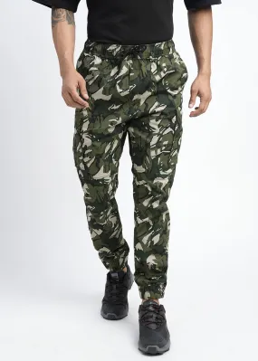 Mens Regular Fit Camo Cargo Jogger