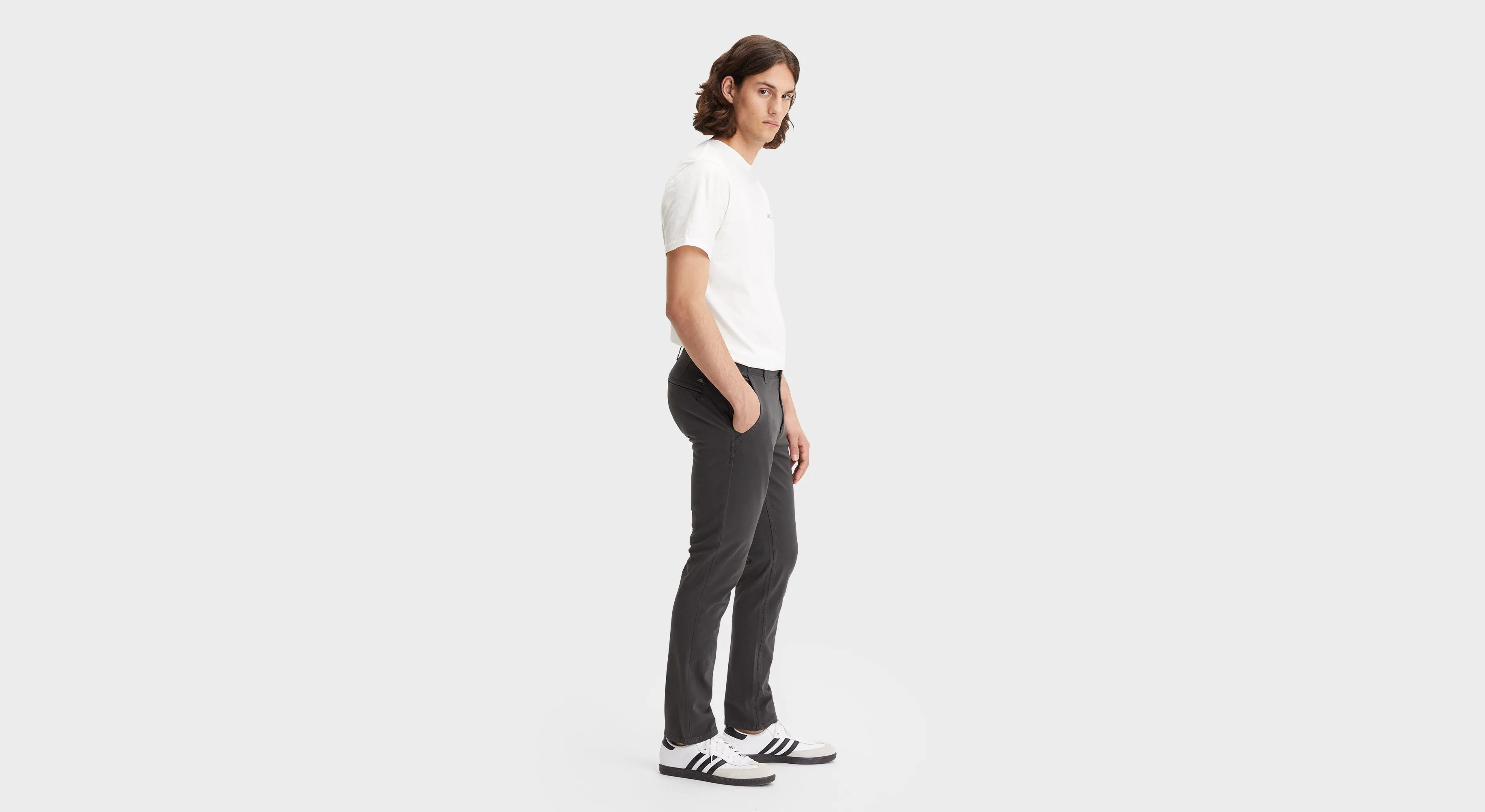 Men's Skinny Fit Smart 360 Flex Alpha Khaki Pants