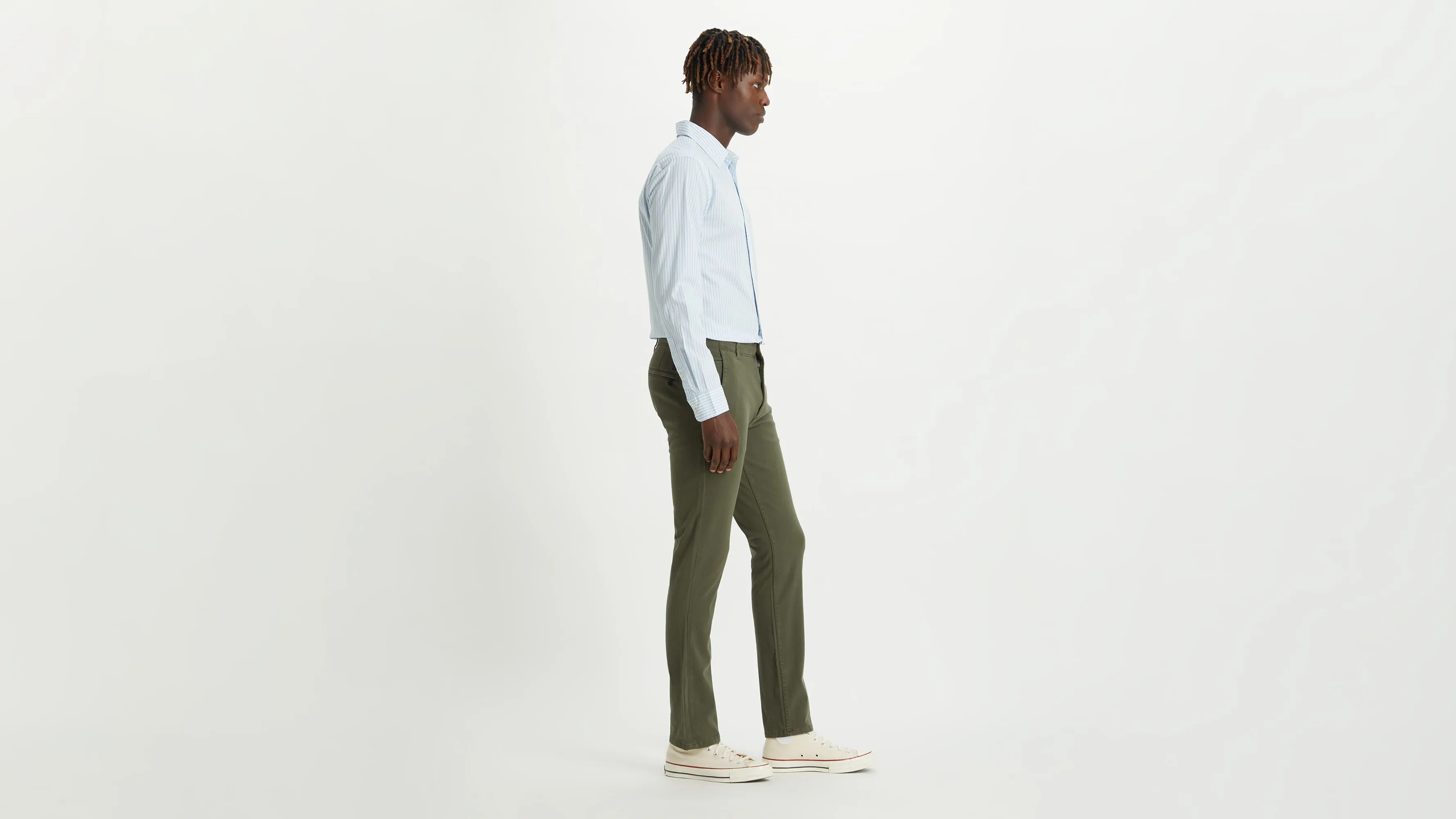 Men's Skinny Fit Smart 360 Flex Alpha Khaki Pants