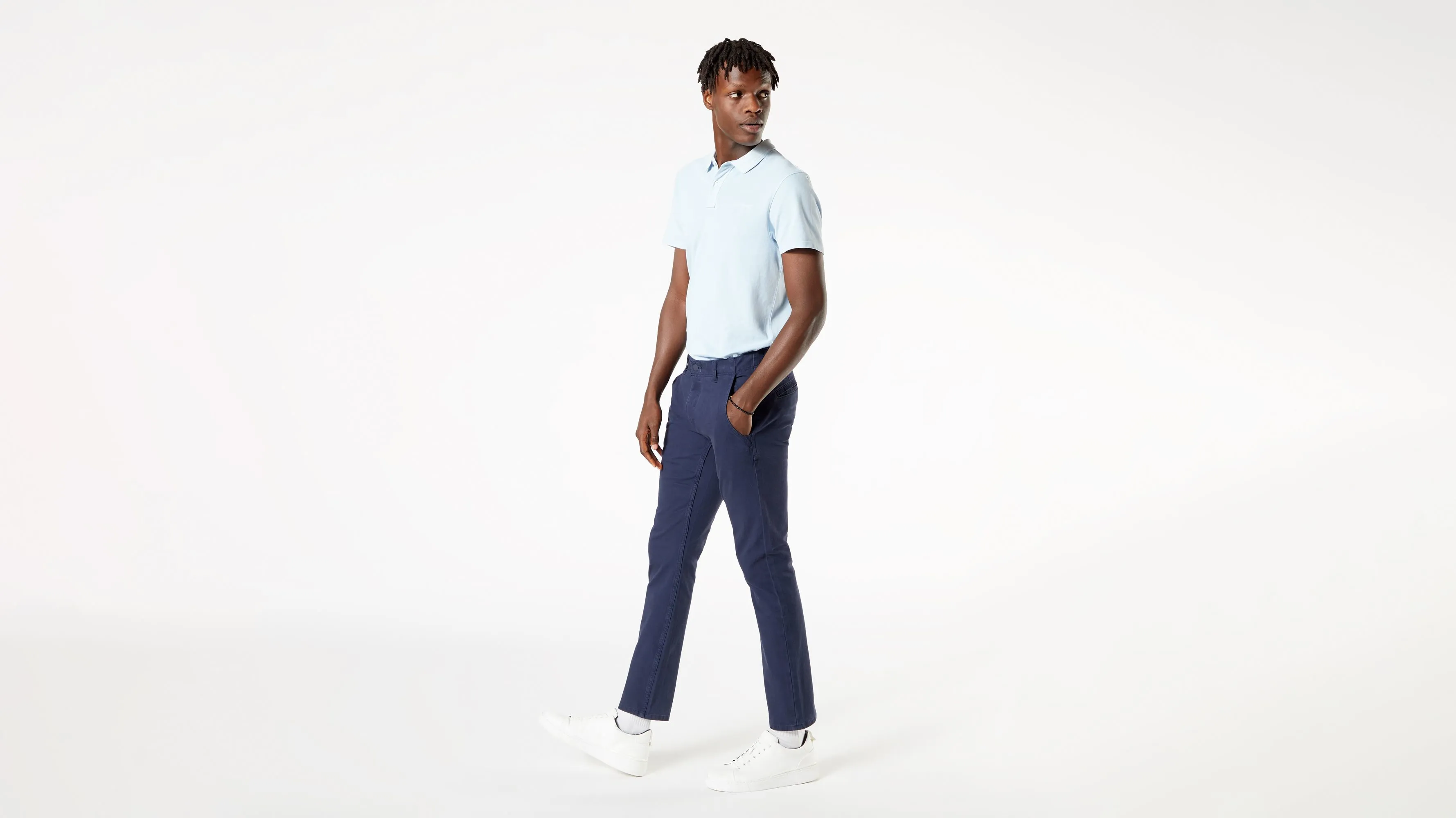 Men's Skinny Fit Smart 360 Flex Alpha Khaki Pants