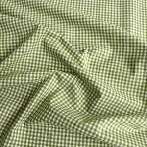 Mini Gingham Yarn Dyed Cotton - Green - END OF BOLT 130cm