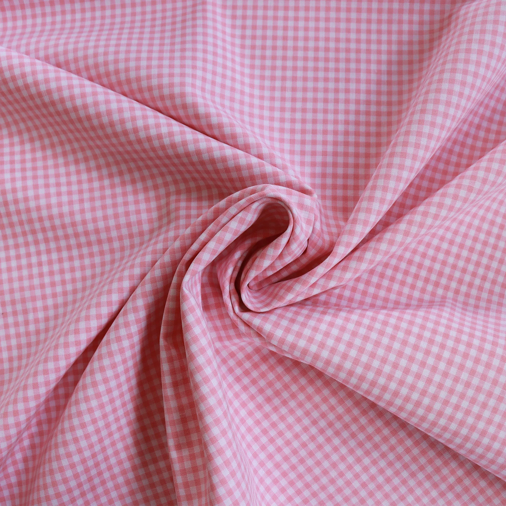 Mini Gingham Yarn Dyed Cotton - Pink