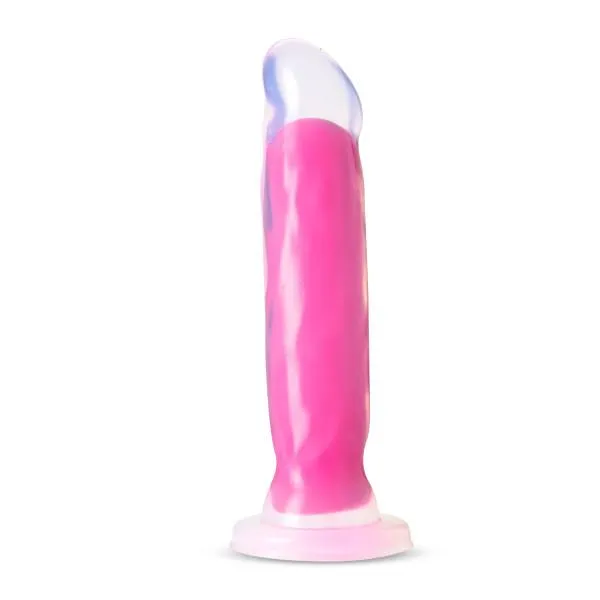 Neo Elite Glow-In-The-Dark Marquee 8" Silicone Dual Density Dildo