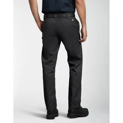 NEW - Dickies Men's Slim Fit Straight Leg Work Pants - Black 32x30