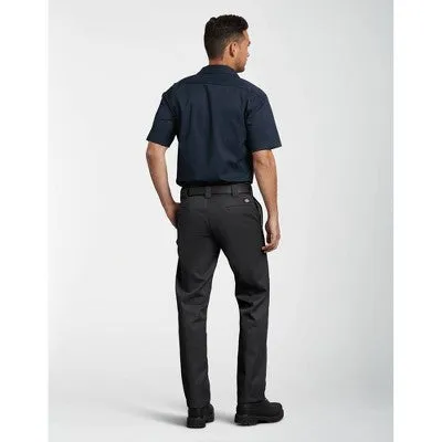 NEW - Dickies Men's Slim Fit Straight Leg Work Pants - Black 32x30