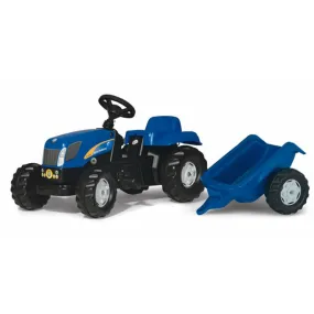 New Holland Rolly Kid Tractor & Trailer