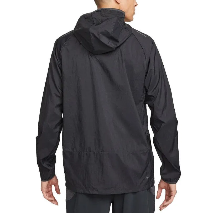 Nike Trail Aireez Lightweight Running Jacket - Black