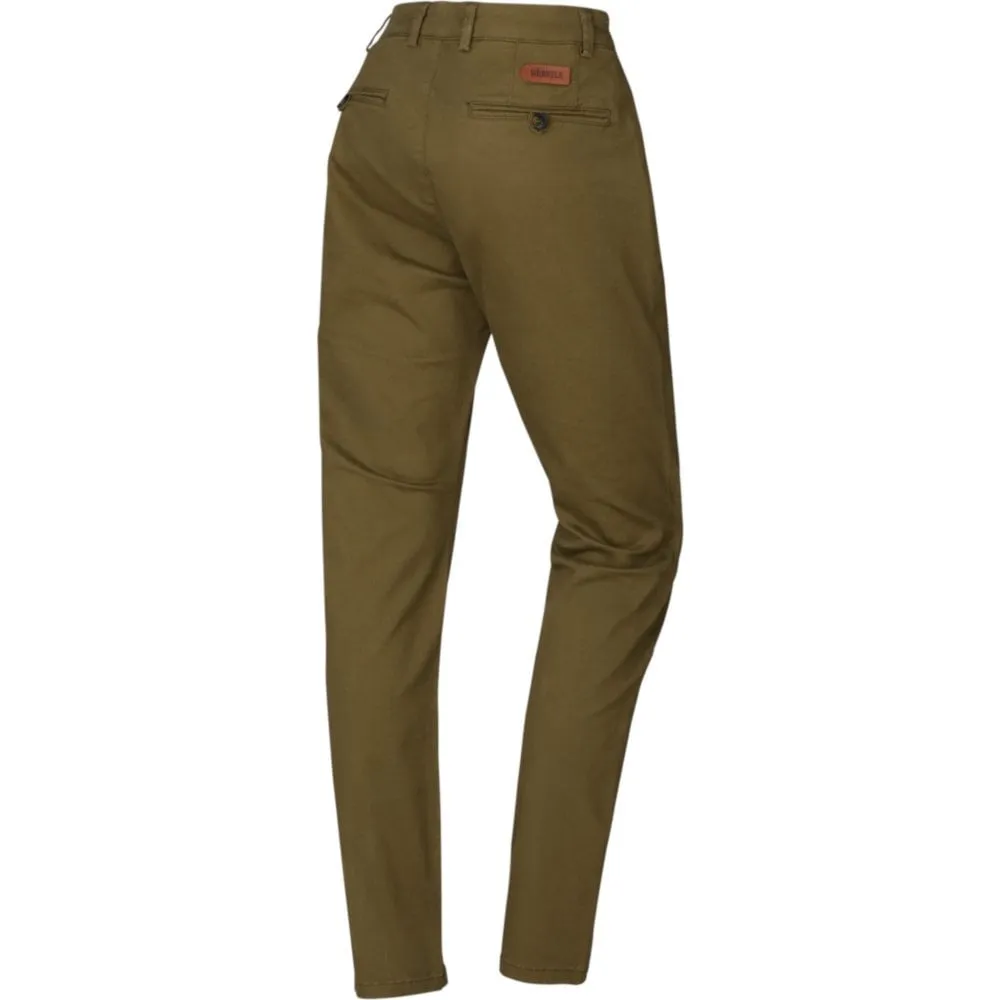 Norberg Lady Chinos Olive by Harkila