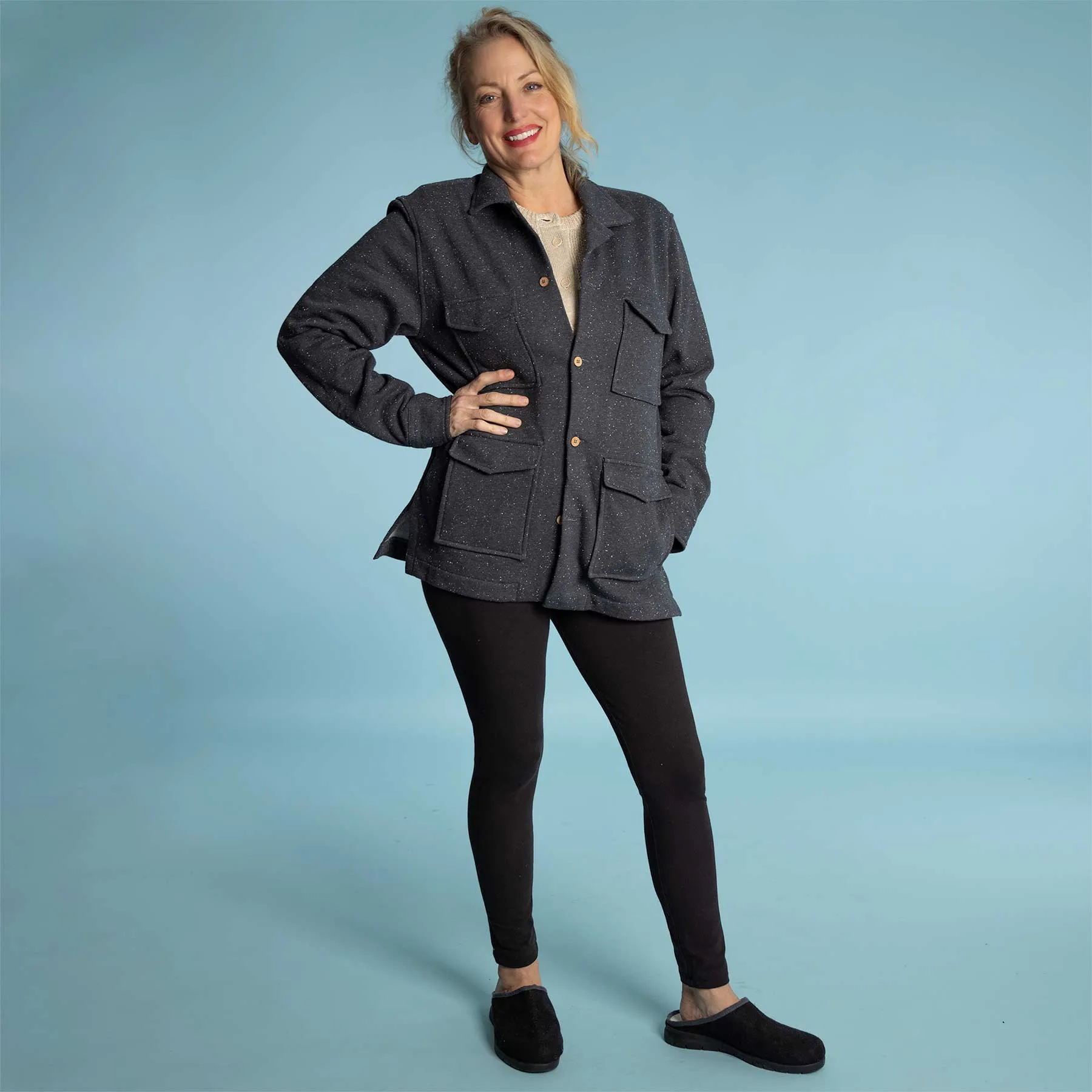 NORTHSHORE 100% Organic Cotton Fleece Jacket (Unisex)