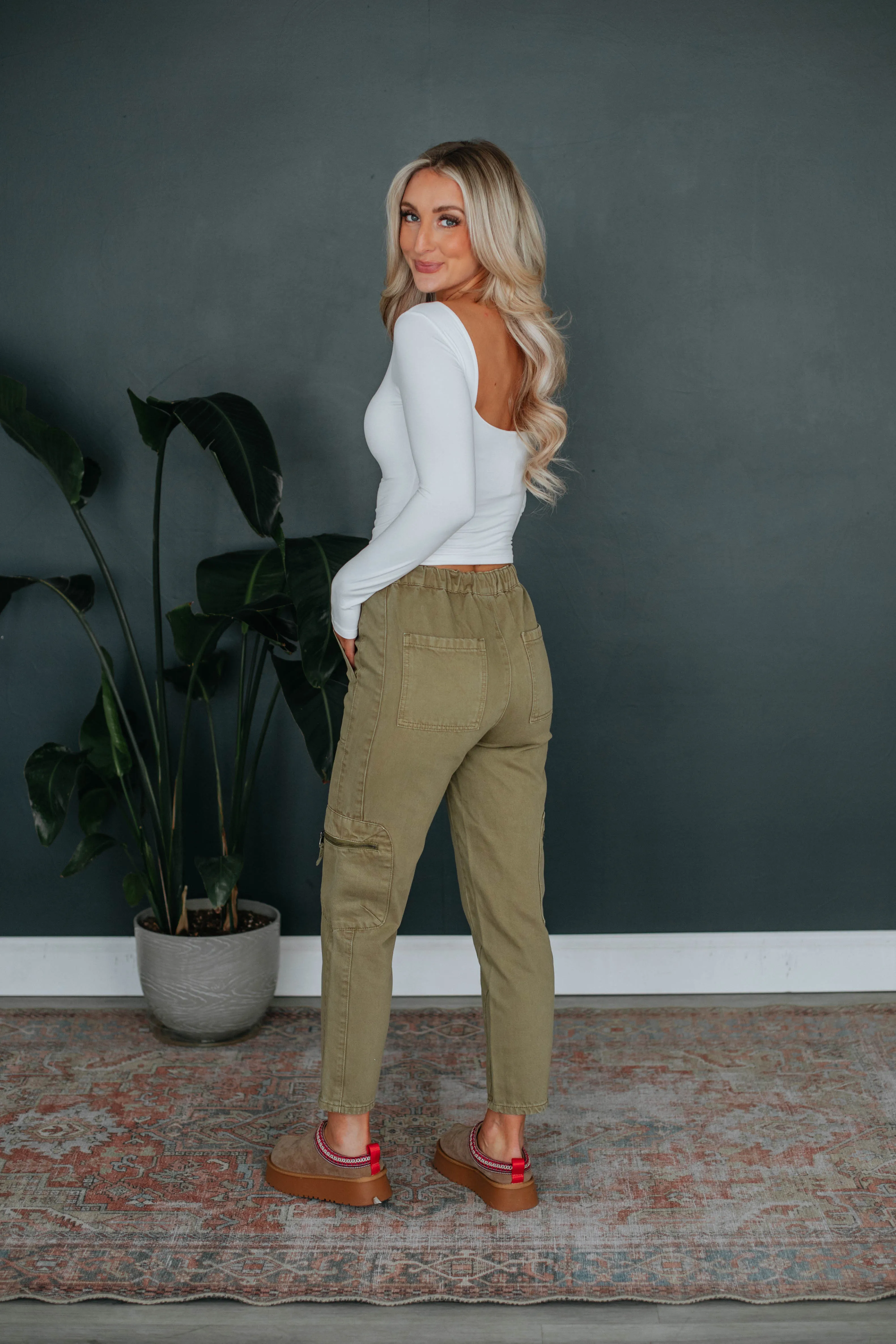 Odee Cargo Pants - Olive